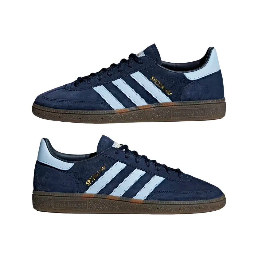 Adidas Originals scarpa sneakers da uomo Handball Spezial BD7633 blu-celeste