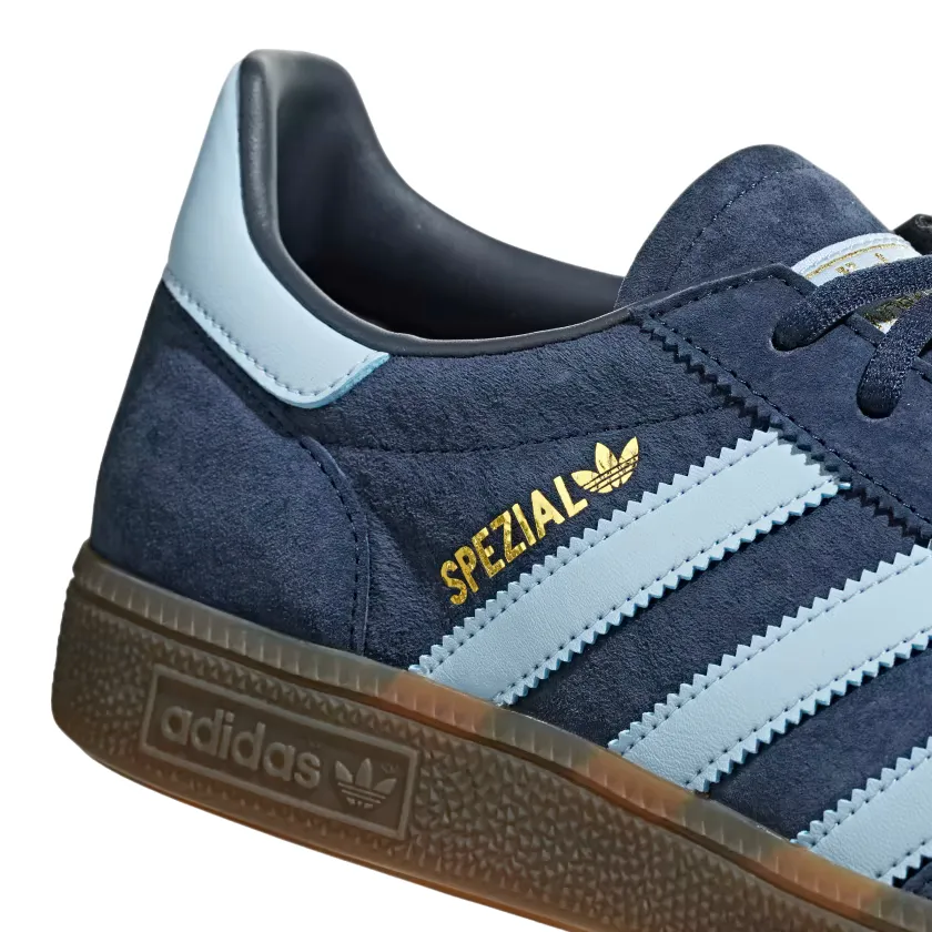 Adidas Originals scarpa sneakers da uomo Handball Spezial BD7633 blu-celeste