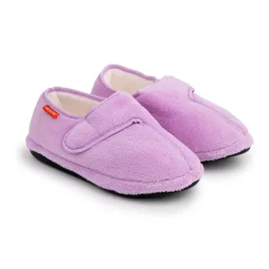 ARCHLINE Orthotic Plus Slippers Closed Scuffs Pain Relief Moccasins - Lilac - EU 42