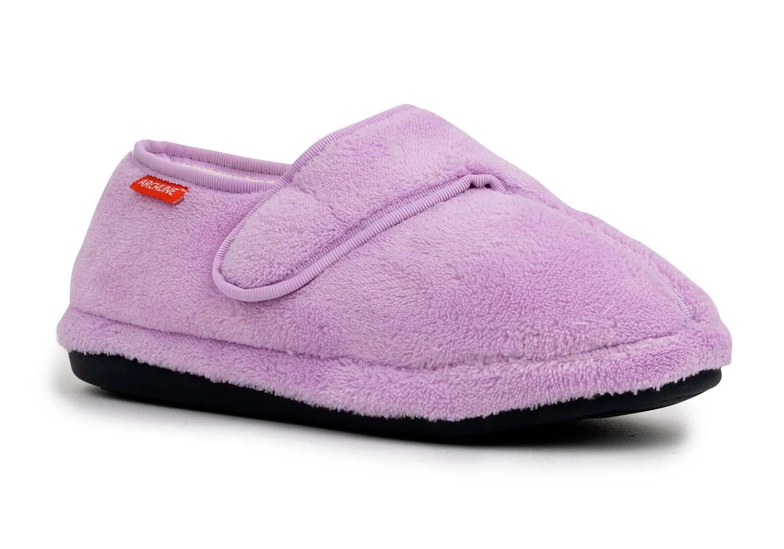 ARCHLINE Orthotic Plus Slippers Closed Scuffs Pain Relief Moccasins - Lilac - EU 42