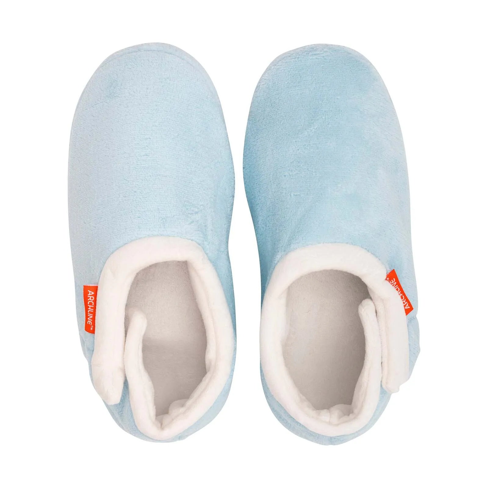 ARCHLINE Orthotic Slippers Closed Scuffs Pain Relief Moccasins - Sky Blue - EUR 37