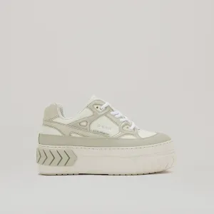 both - TYRES PLATFORM RUNNER-WHITE/BEIGE