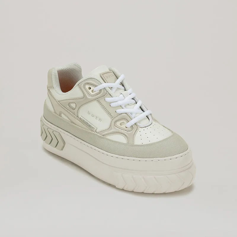 both - TYRES PLATFORM RUNNER-WHITE/BEIGE
