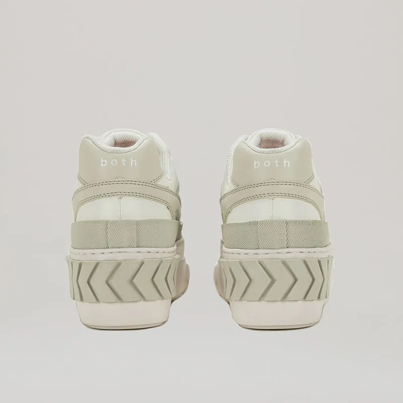 both - TYRES PLATFORM RUNNER-WHITE/BEIGE