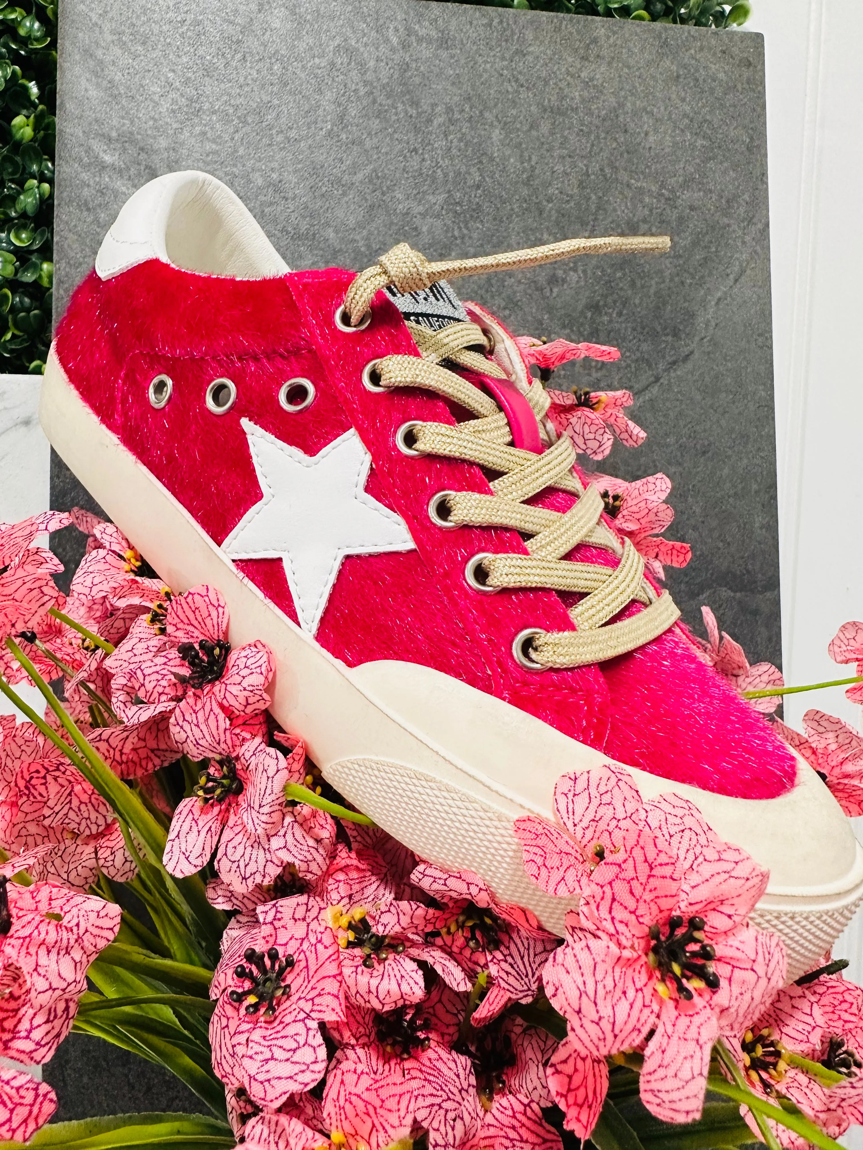 Brushed By Barbie Star Tennis Shoes