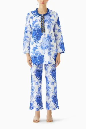 Chintz Short Kurta And Pants