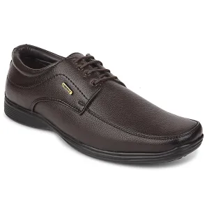 Fortune Brown Formal Lacing Derby Shoes For Men R573-05 By Liberty