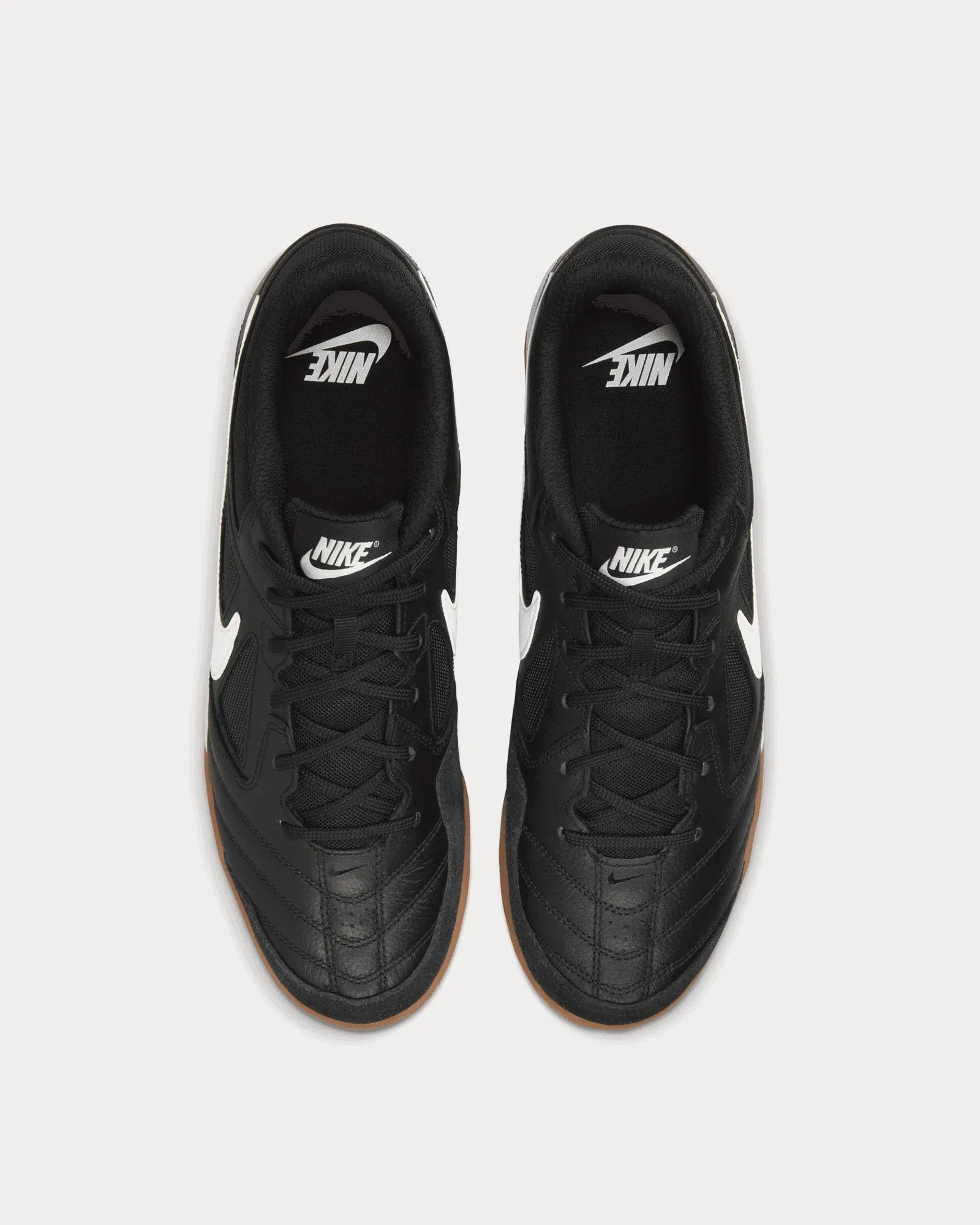 Gato Leather Black / White Low Top Sneakers
