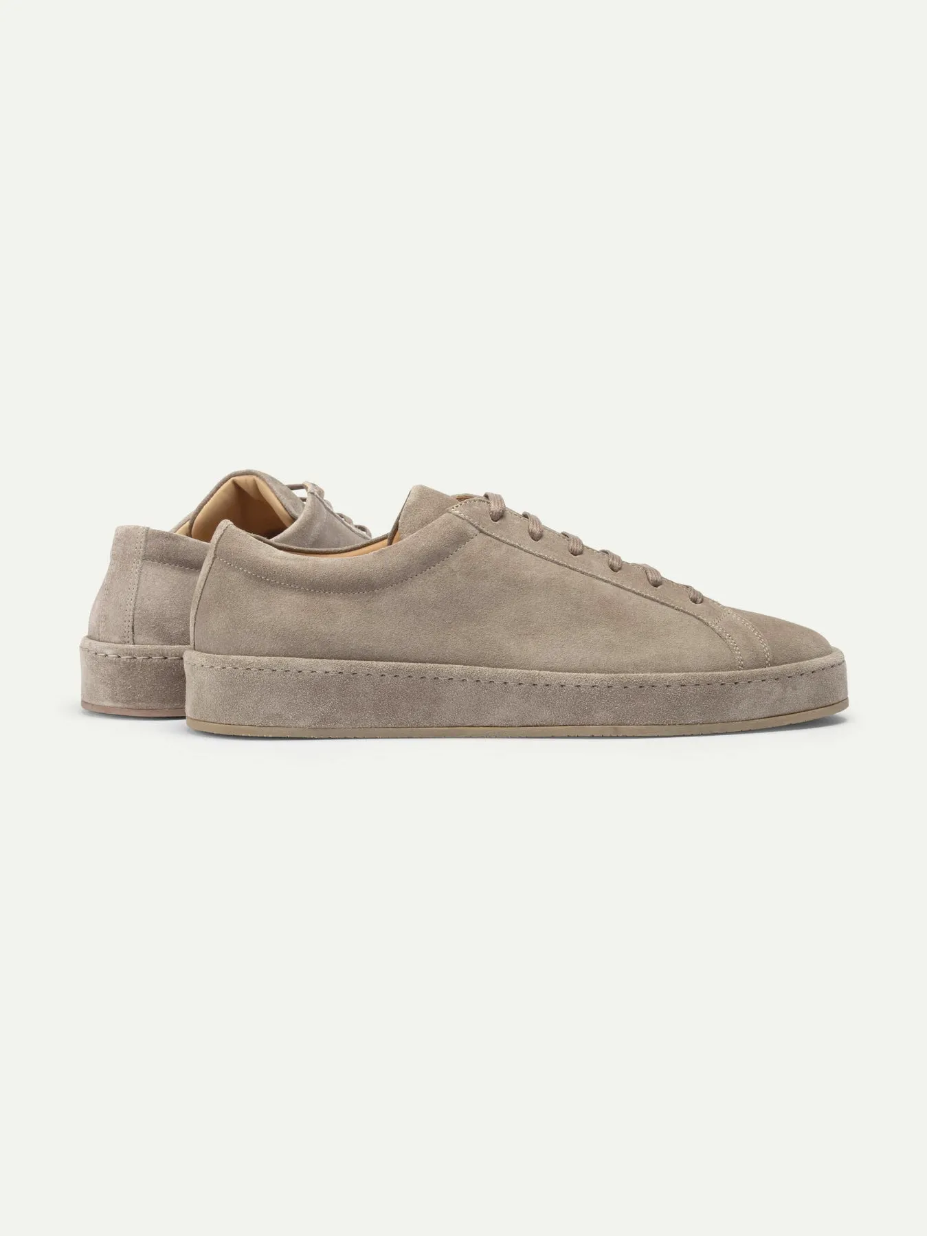 Grey Suede Eirene Lace Up Sneakers - AW24