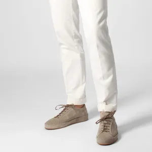 Grey Suede Eirene Lace Up Sneakers - AW24