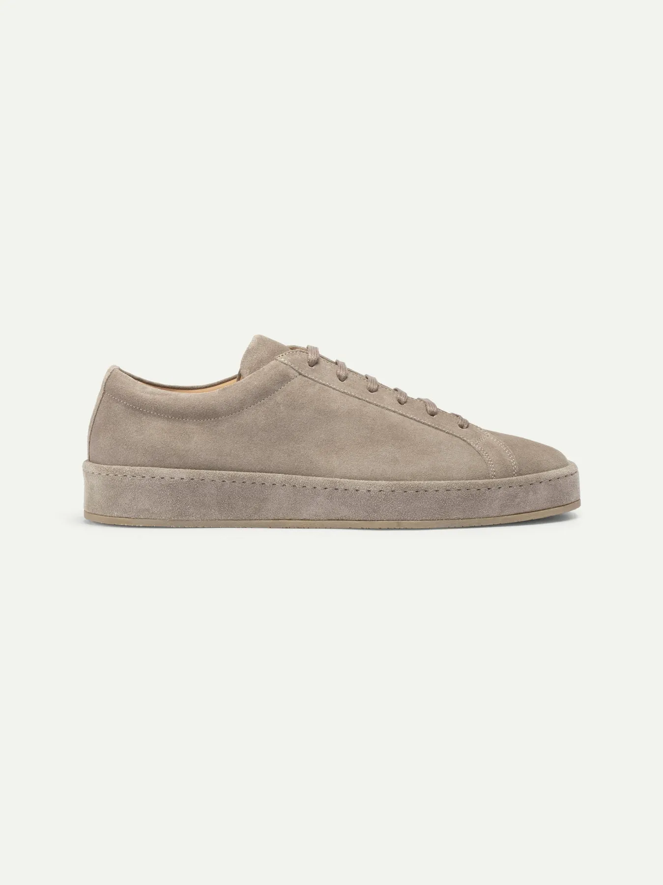 Grey Suede Eirene Lace Up Sneakers - AW24