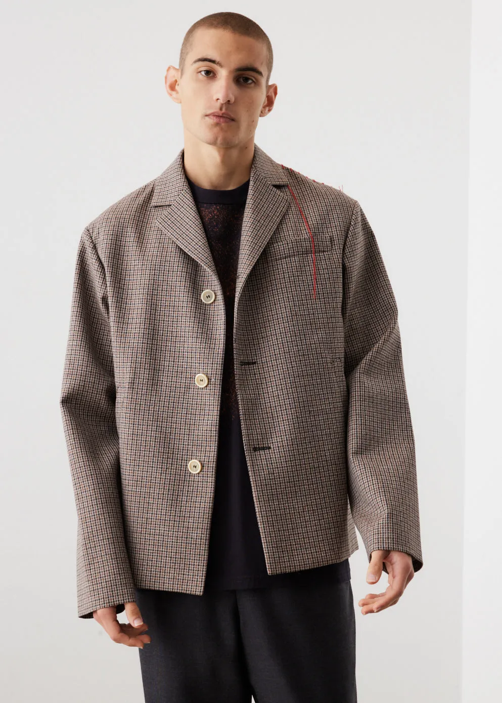 Houndstooth Blazer
