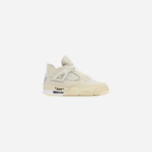 JORDAN 4 RETRO OFF-WHITE SAIL