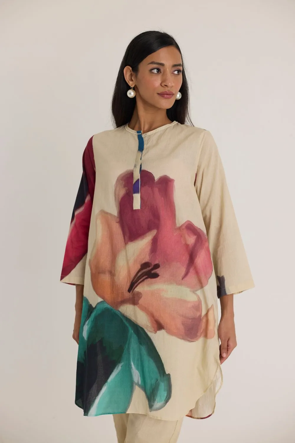 LILA SHORT KURTA SET