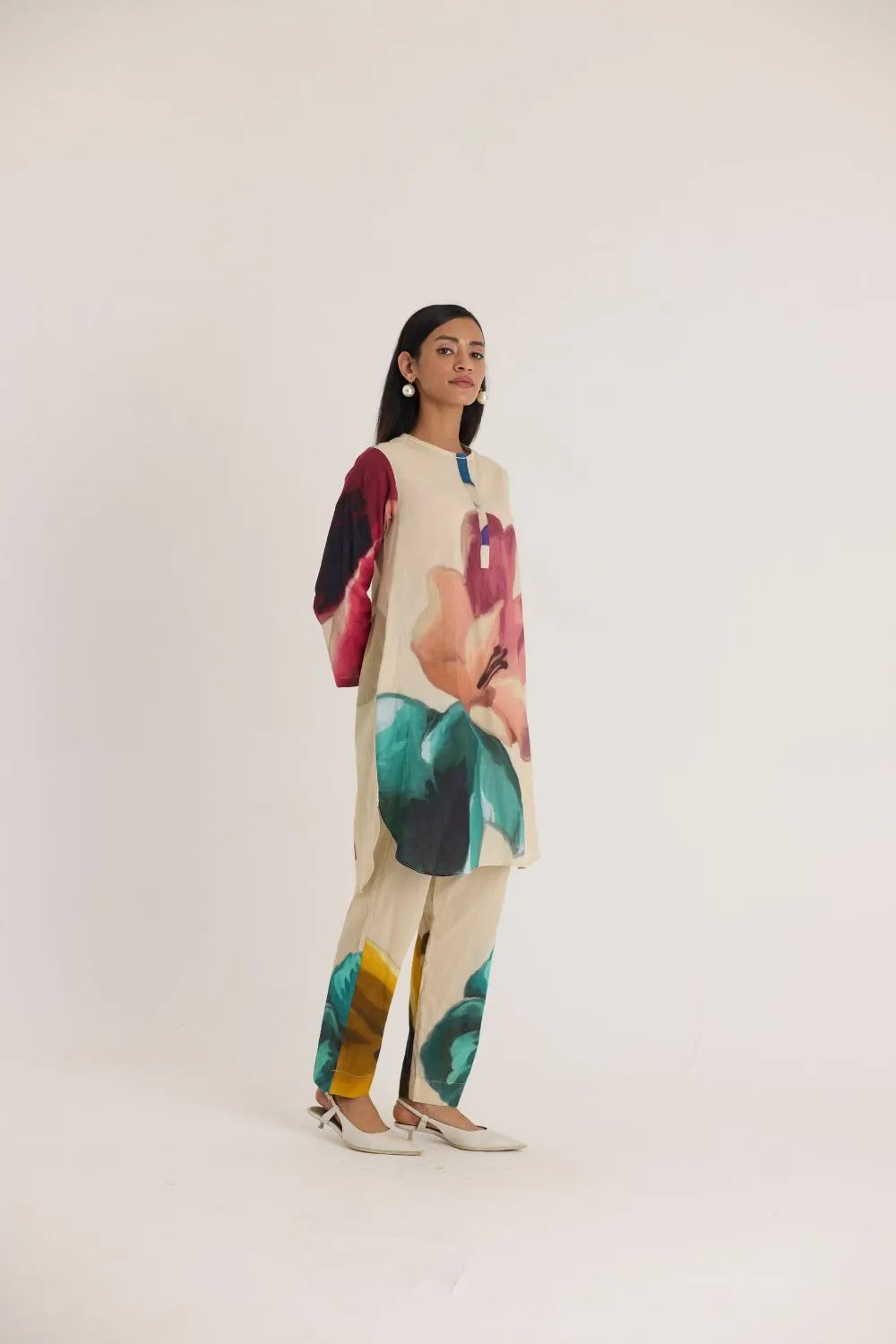 LILA SHORT KURTA SET