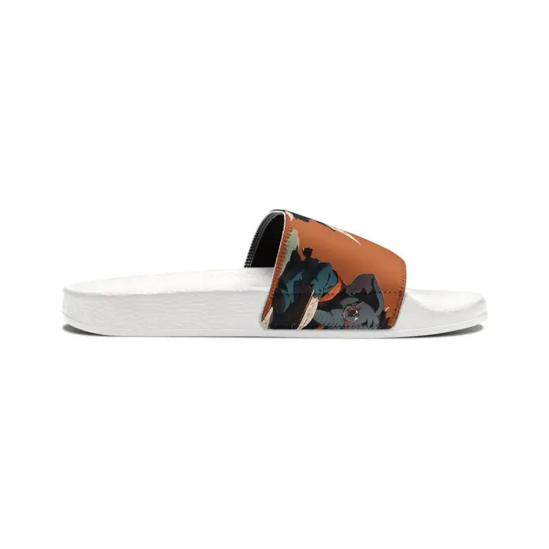 Monkey Approved Youth Pu Slide Sandals
