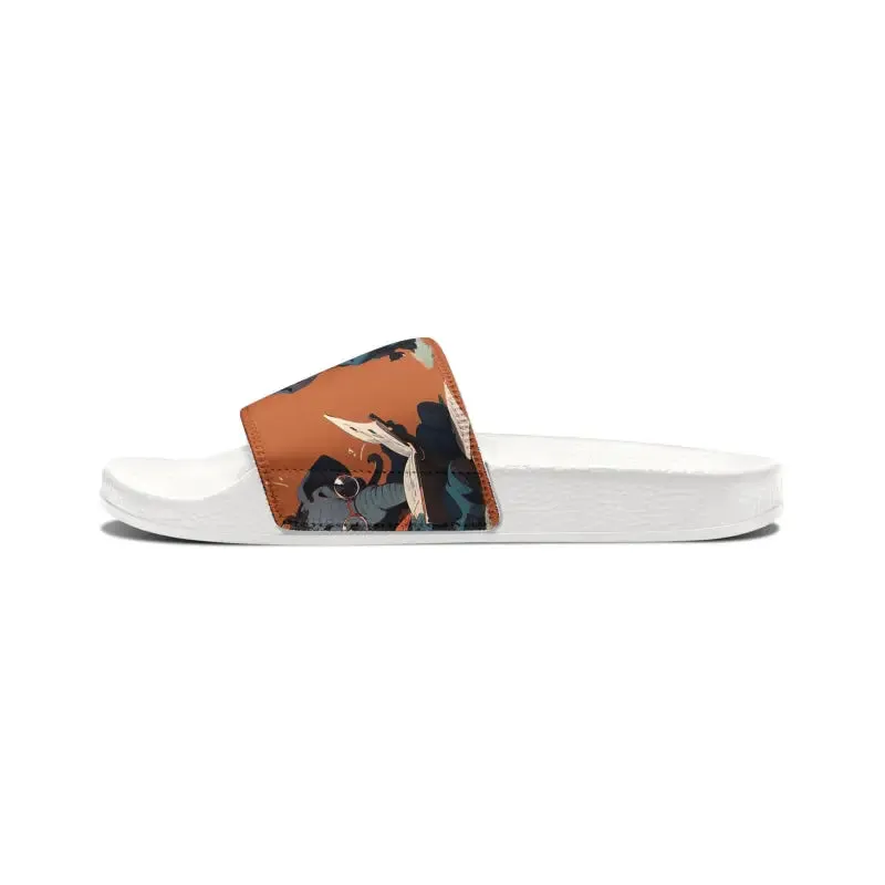 Monkey Approved Youth Pu Slide Sandals