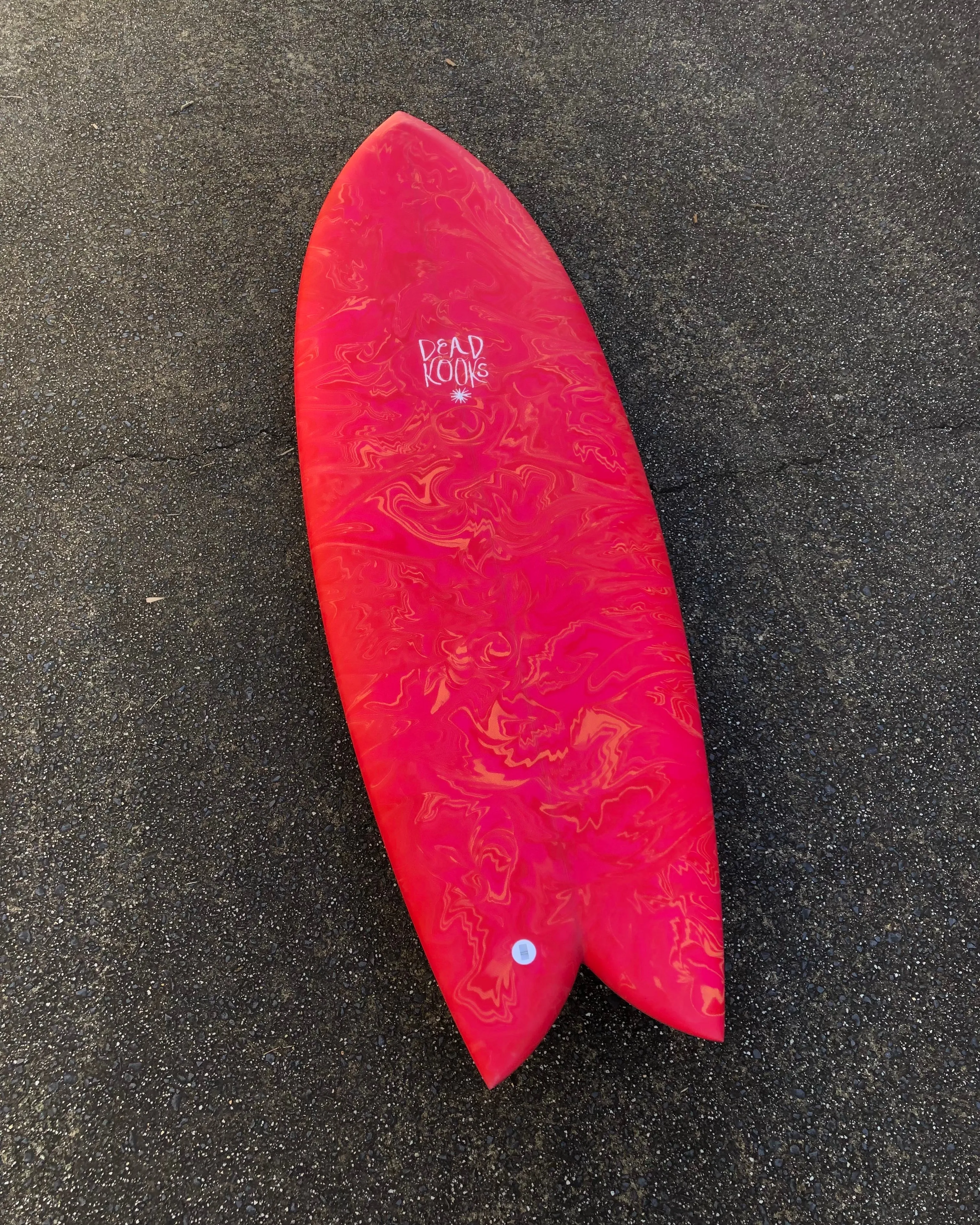 Riches RF - 5'3 Red and Orange Swirl