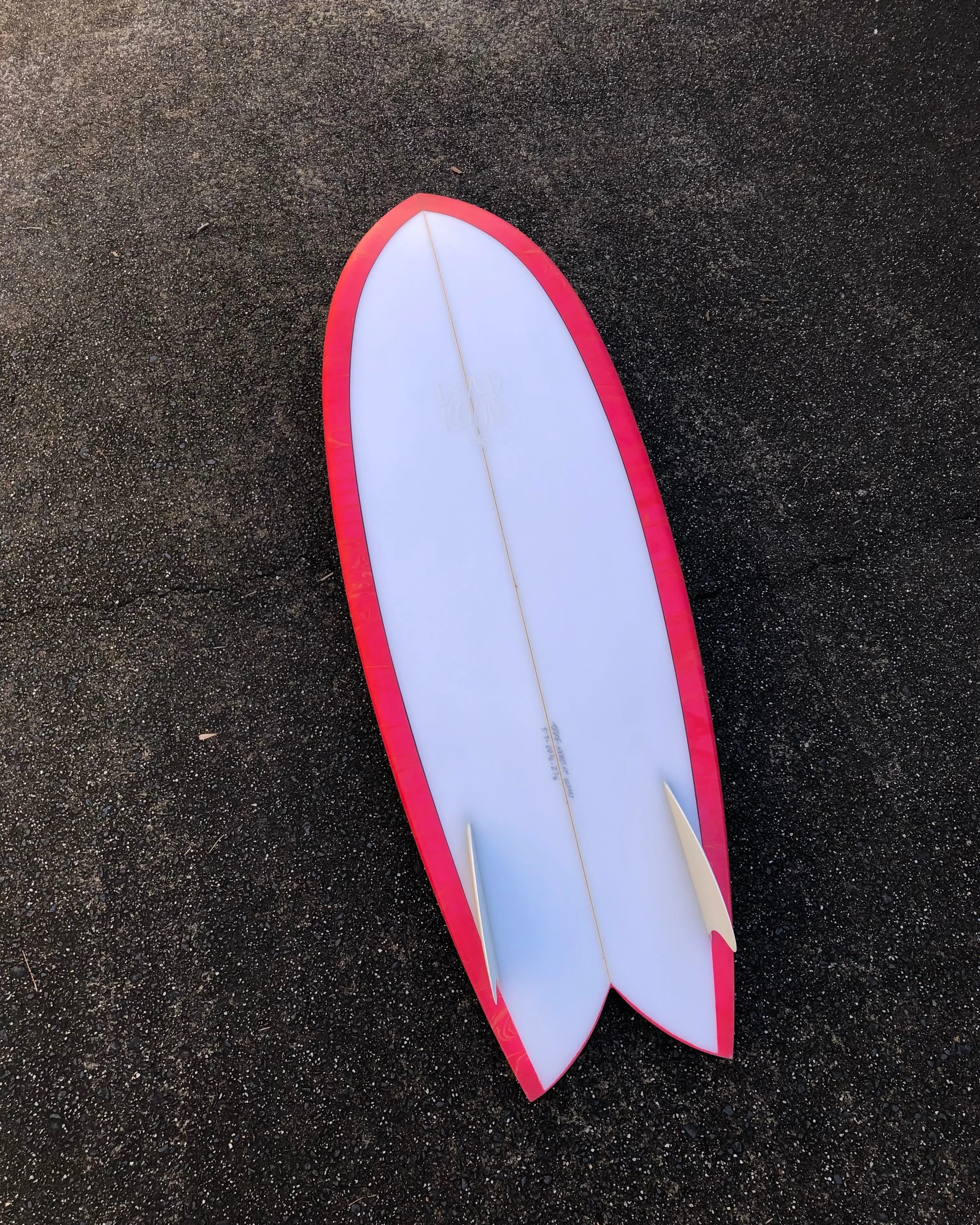 Riches RF - 5'3 Red and Orange Swirl