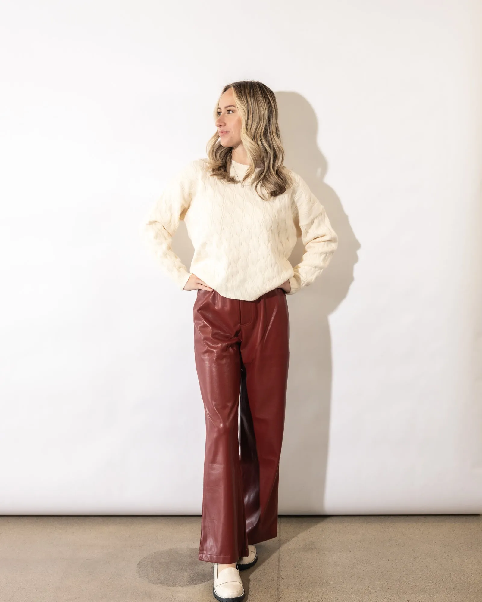 Ruby Faux Leather Pants