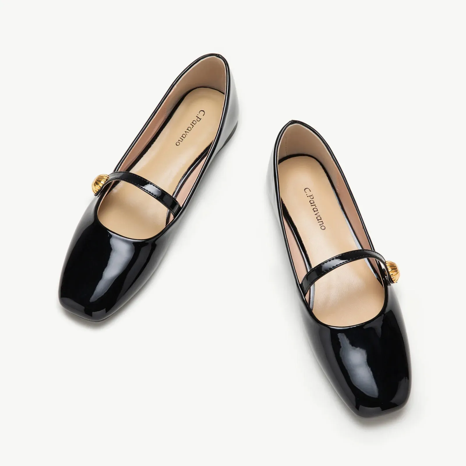 Single-Strap Tweed/Solid Mary Jane (Clara)