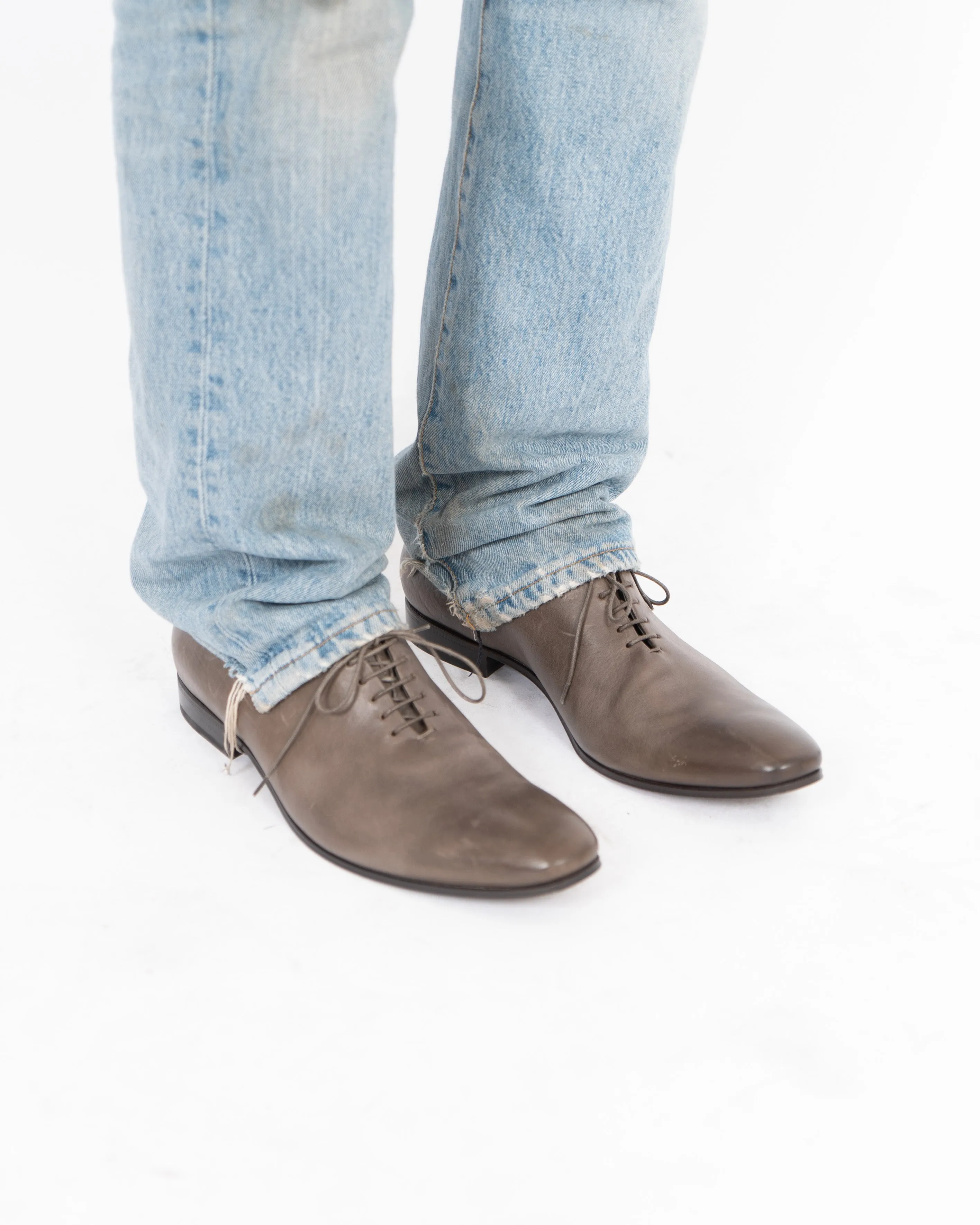 SS15 Chocolate Brown Leather Derbies