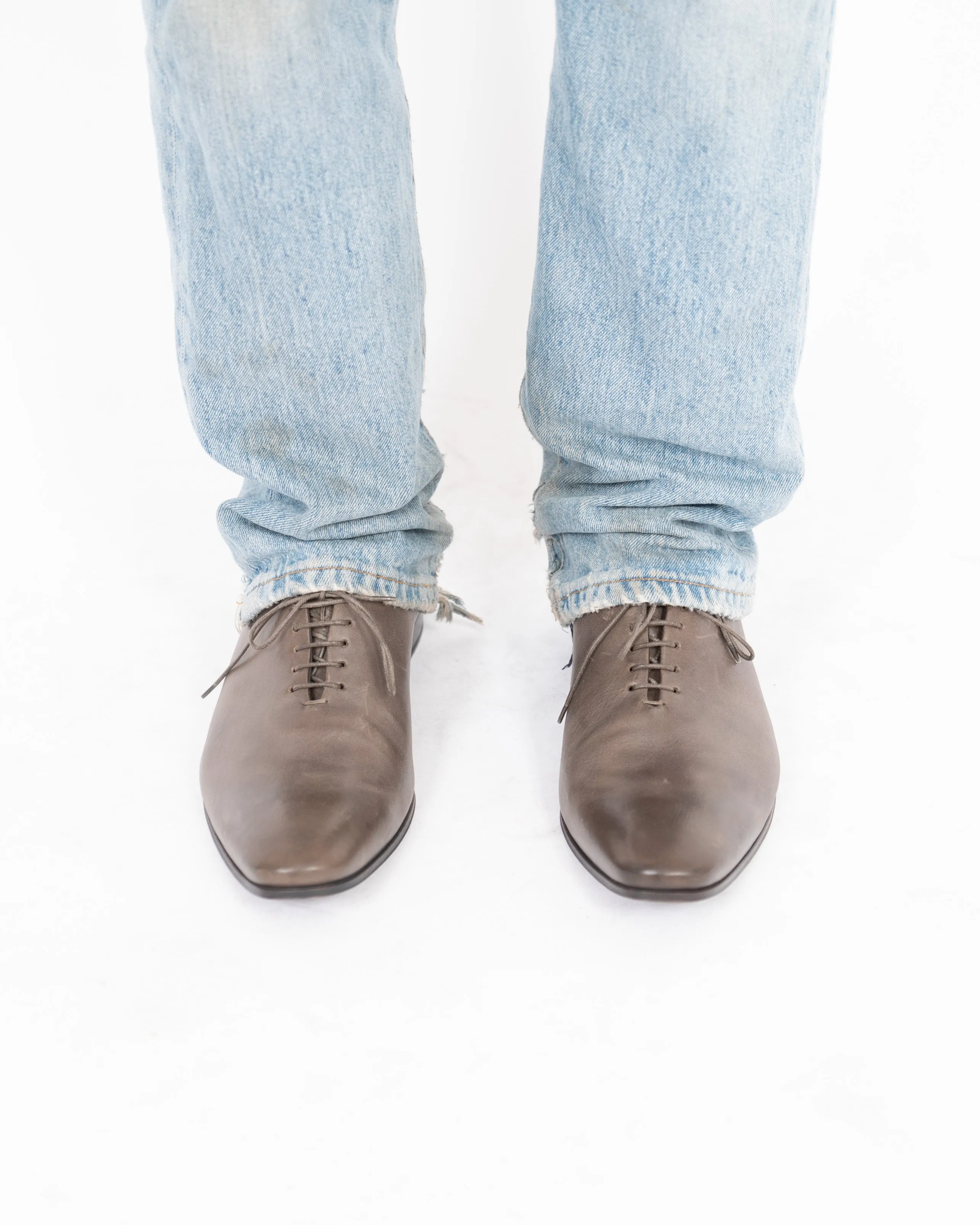 SS15 Chocolate Brown Leather Derbies