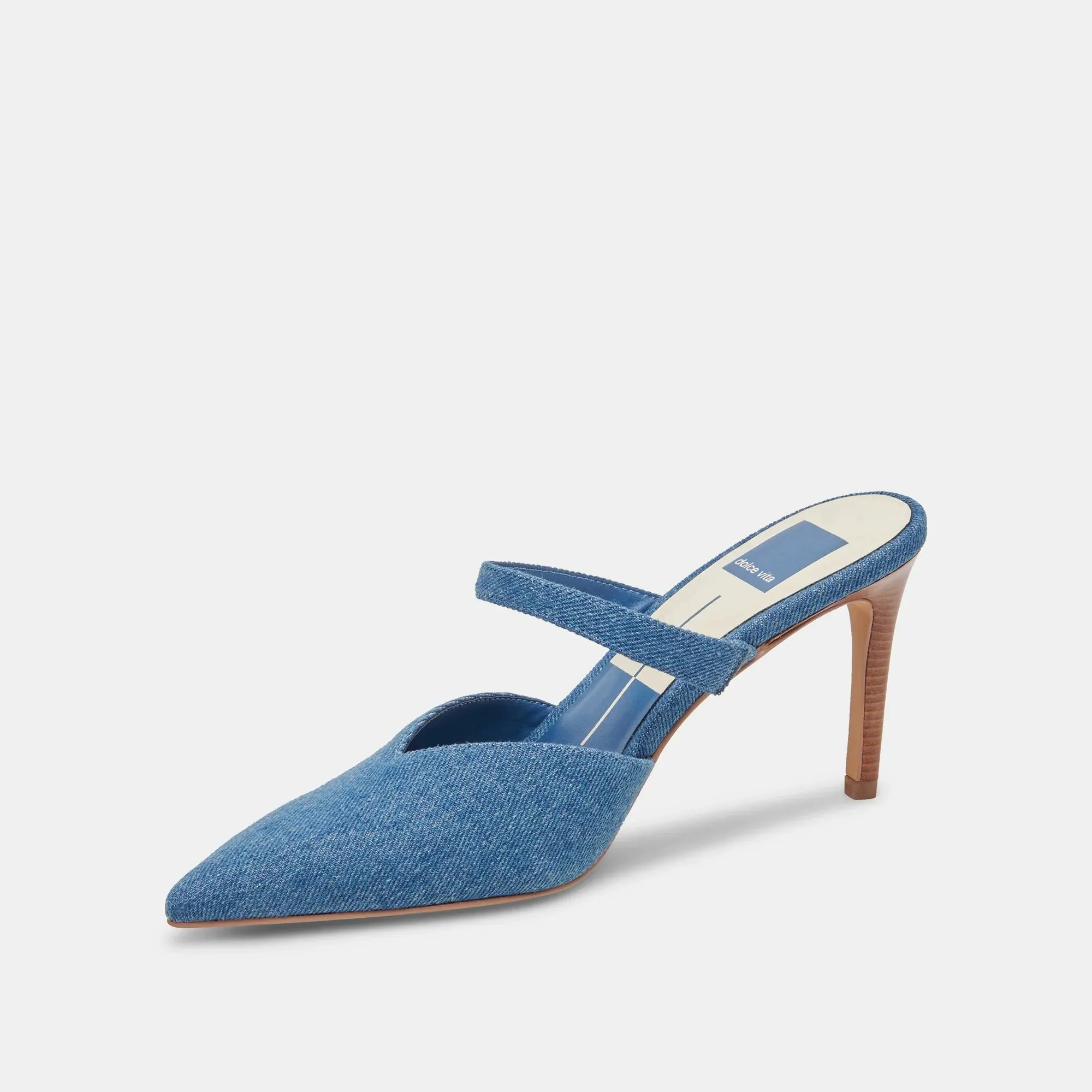 The Kanika Heels by Dolce Vita - Blue Denim
