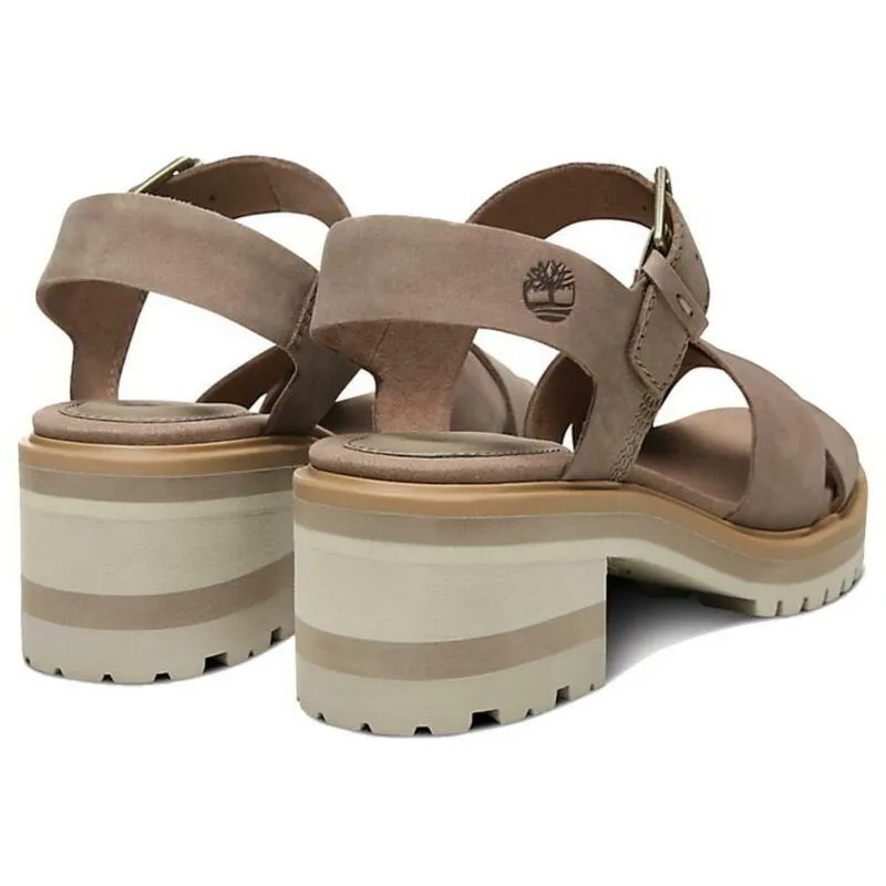 Timberland Violet Marsh Womens Crossband Backstrap Platform Sandals Size 4-8