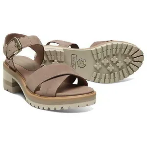 Timberland Violet Marsh Womens Crossband Backstrap Platform Sandals Size 4-8