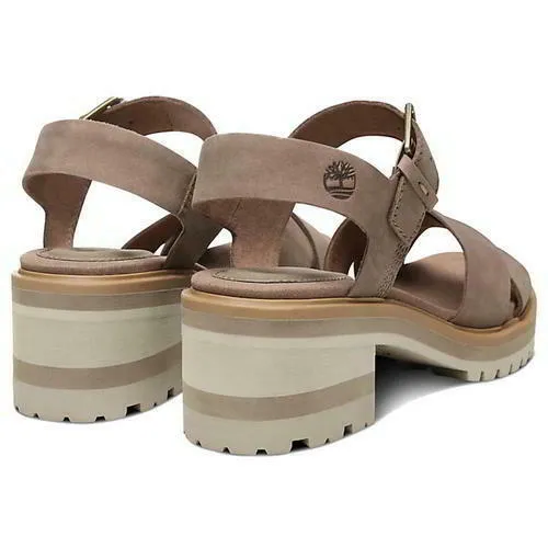 Timberland Violet Marsh Womens Crossband Backstrap Platform Sandals Size 4-8
