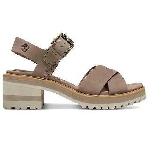 Timberland Violet Marsh Womens Crossband Backstrap Platform Sandals Size 4-8