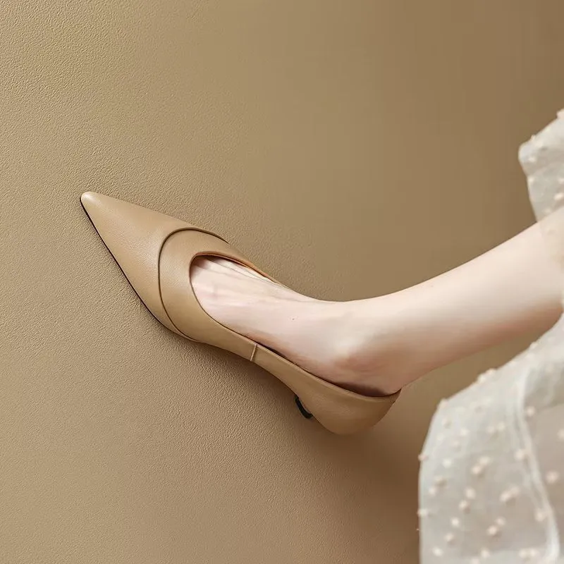 Veltique Chic Slide Heels