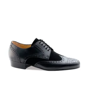 Werner Kern-Mens: Saxony Classic  | NY Black & Midnite | 1.2" Forte Heel